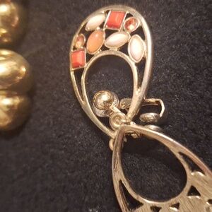 Vintage floral earrings